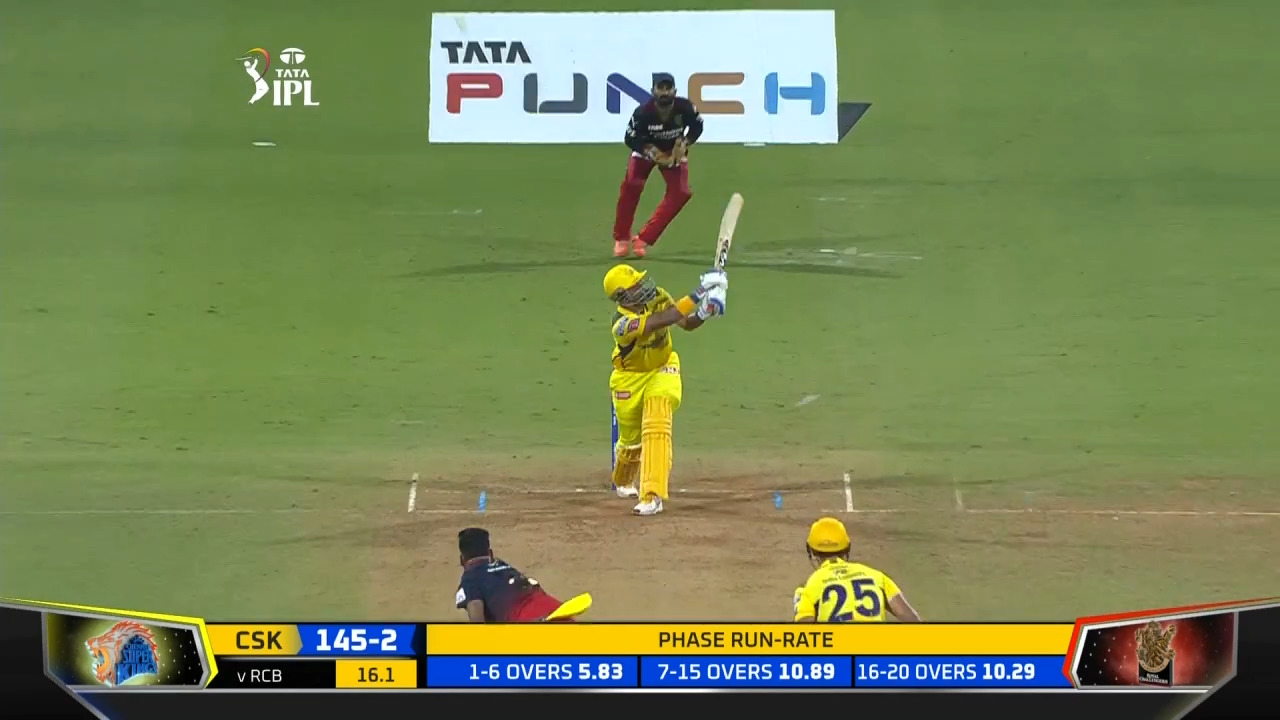 M22: CSK vs RCB – Robin Uthappa Six background