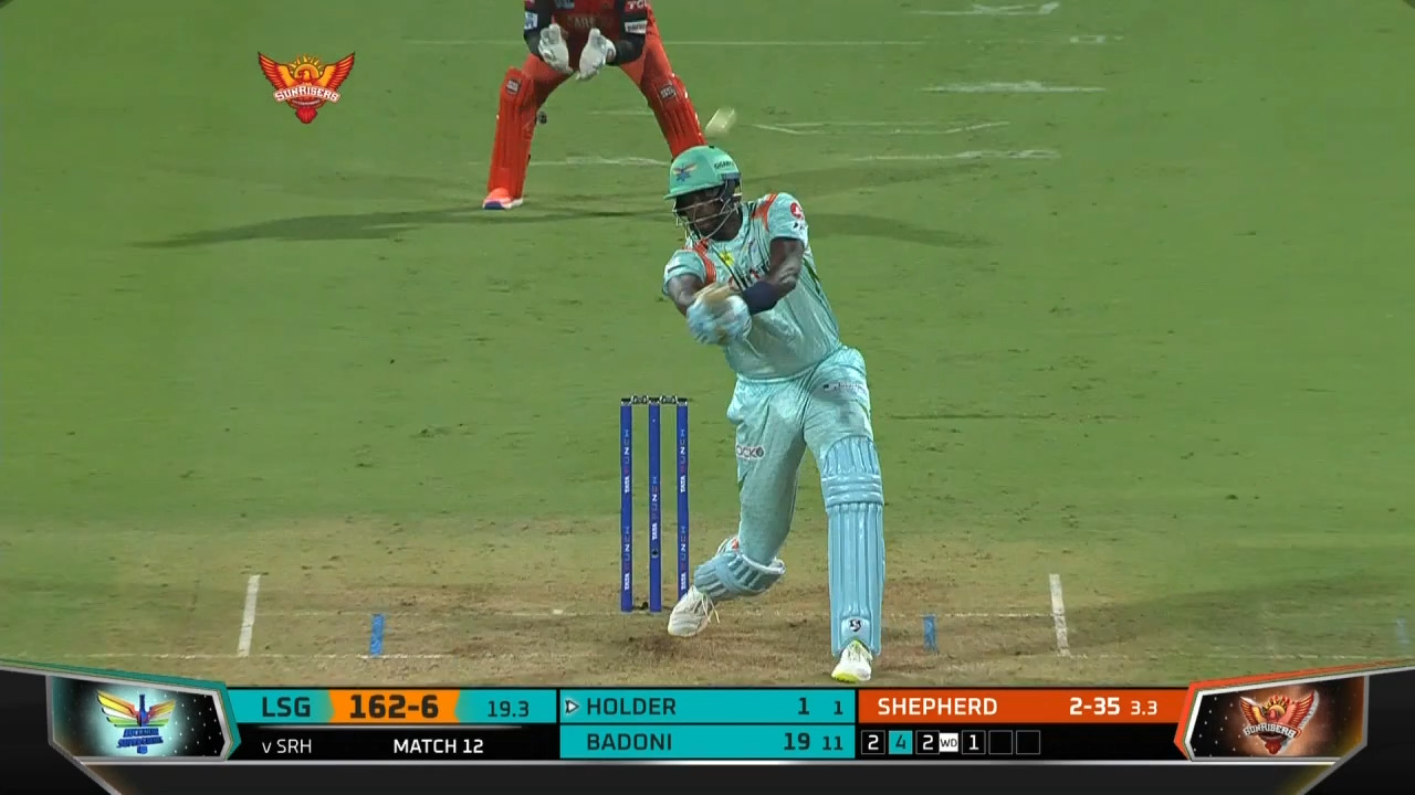 M12: SRH vs LSG – Jason Holder Six