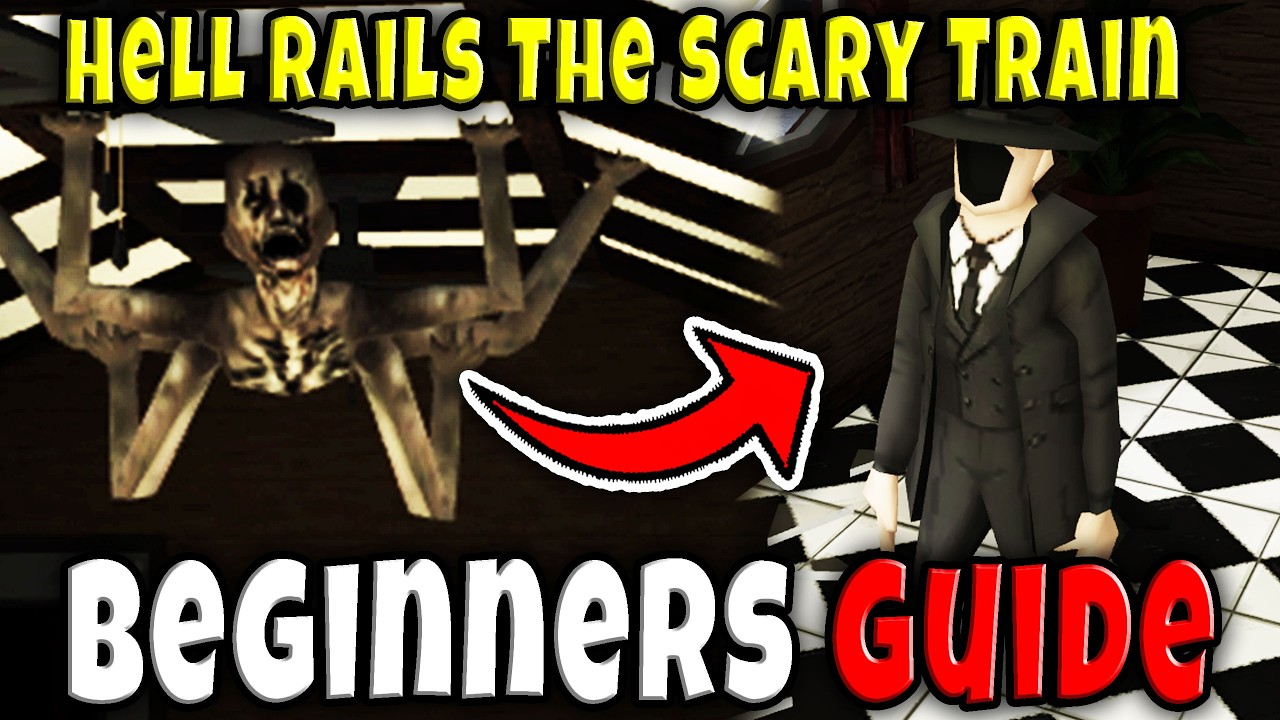 HELL RAILS THE SCARY TRAIN BEGINNERS GUIDE (how to PLAY, BAR, ANOMALIES, PUPPET, ENDINGS) Roblox
