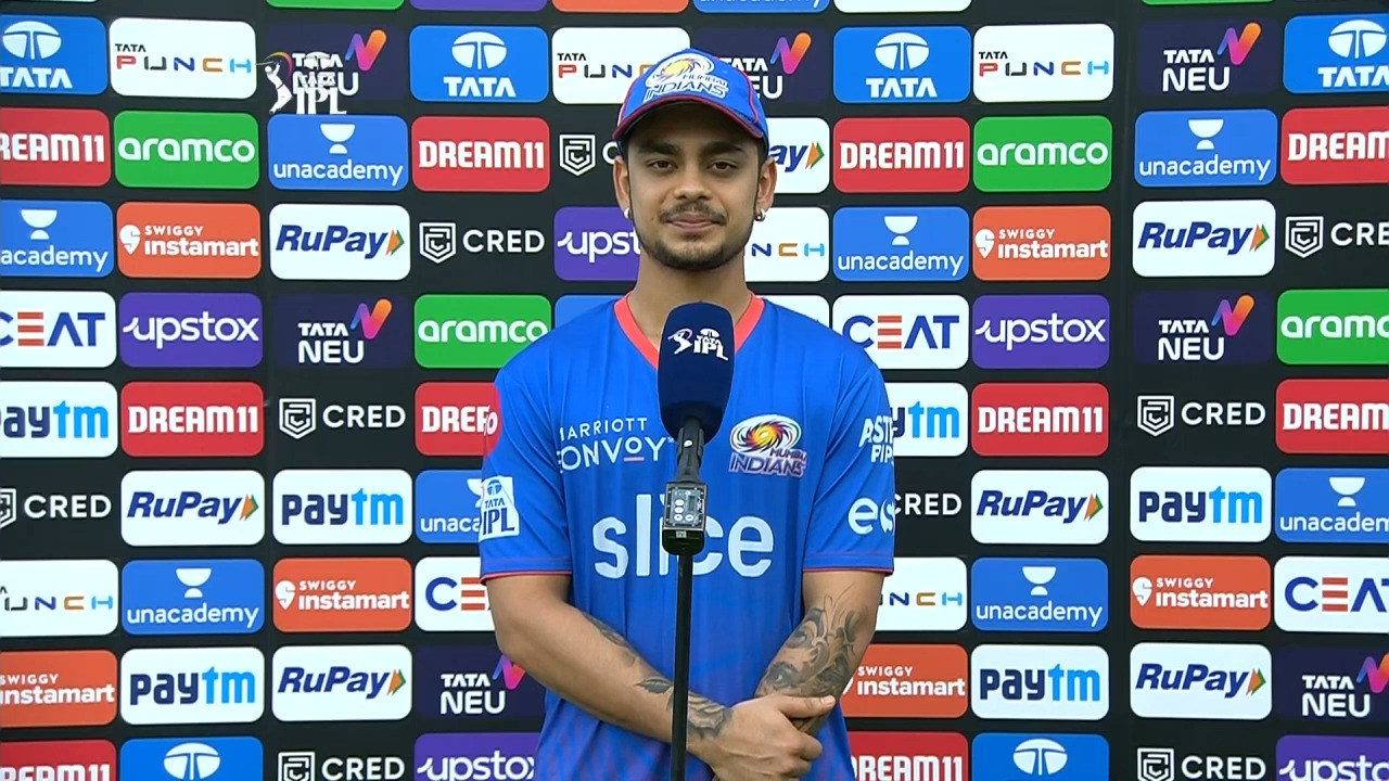 M56: MI vs KKR – Ishan Kishan Interview