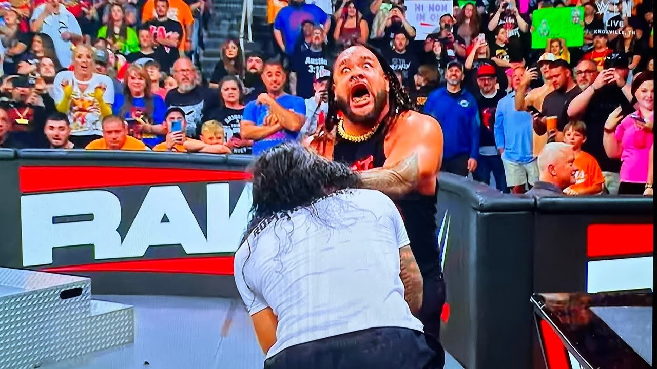 WWE RAW ON NETFLIX : Jacob Fatu Destroy Roman Reigns & Blood Line || Wwe Raw Highlights background