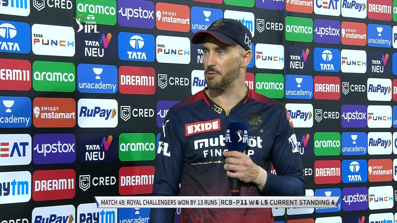 M49: RCB vs CSK – Post Match Presentation