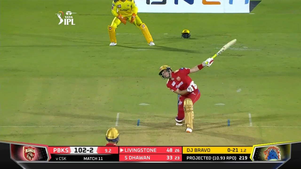 M11: CSK vs PBKS – Liam Livingstone Six