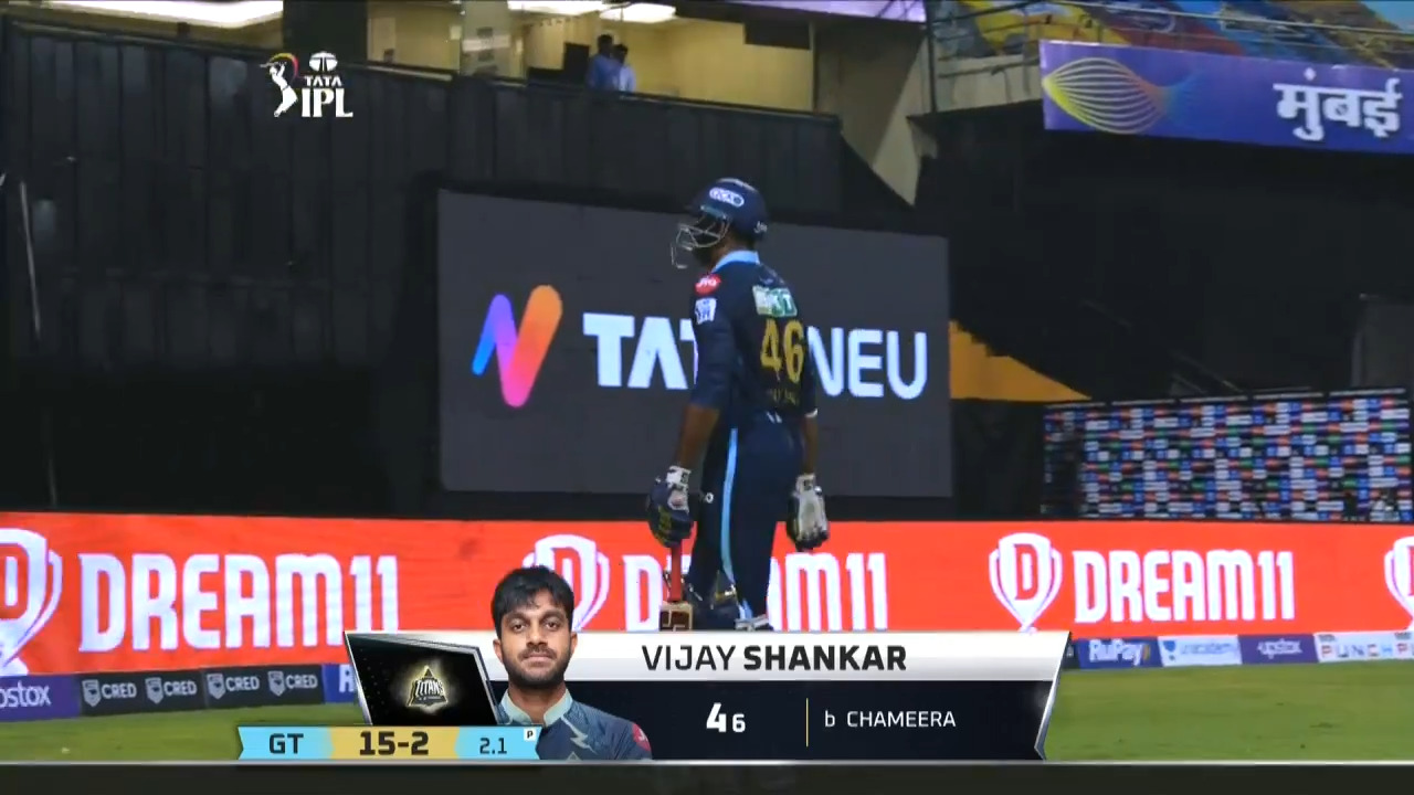 M04: GT vs LSG – Vijay Shankar Wicket