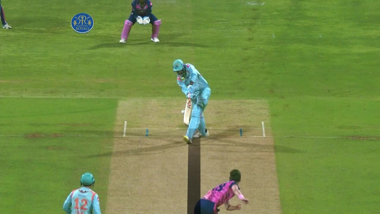 M20: RR vs LSG – Krishnappa Gowtham Wicket