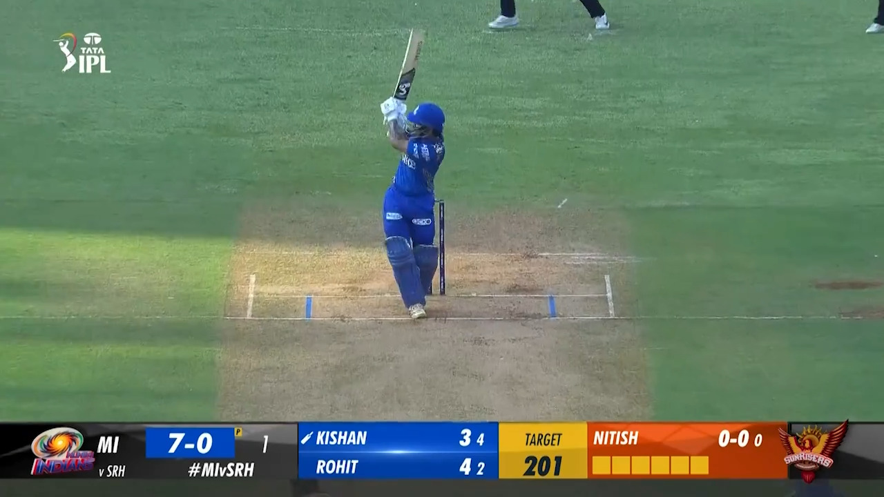 M69: MI vs SRH – Ishan Kishan Six