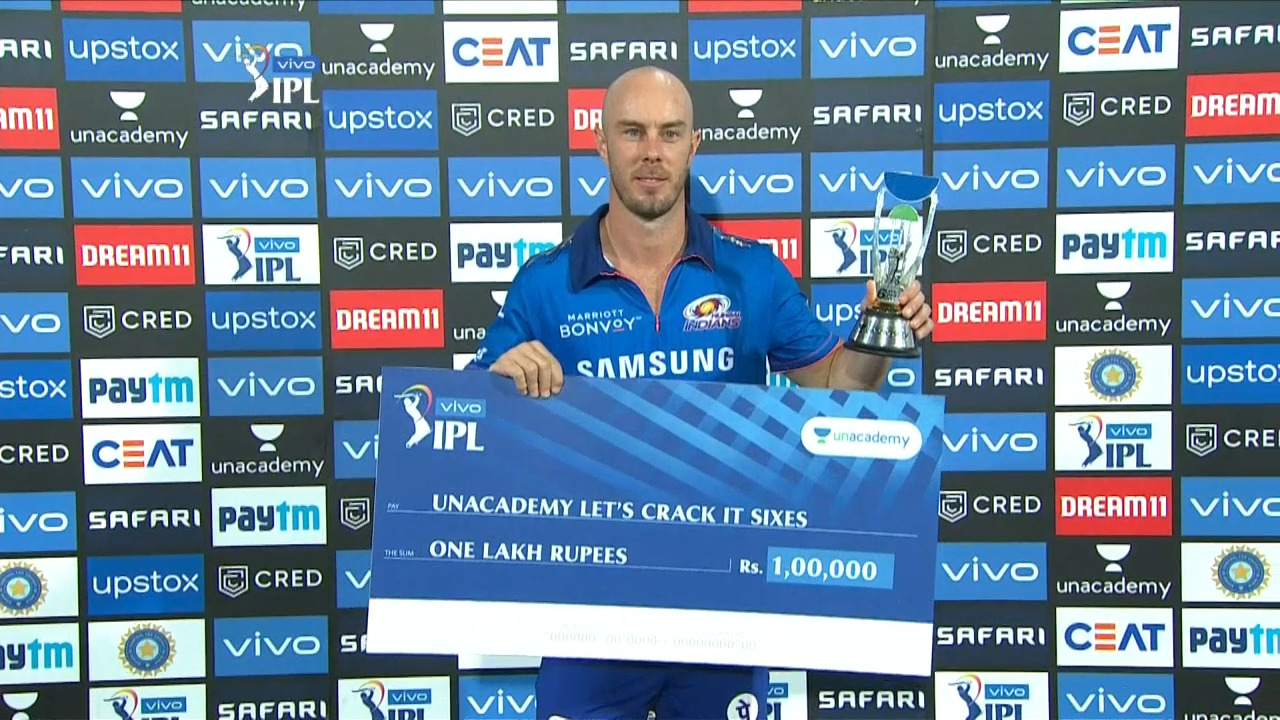 M01: MI vs RCB – Unacademy Lets Crack It Sixes of the Match – Chris Lynn