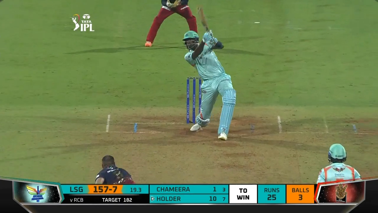 M31: LSG vs RCB – Jason Holder Six