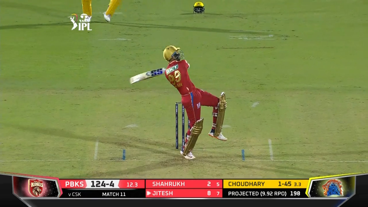 M11: CSK vs PBKS – Jitesh Sharma Six