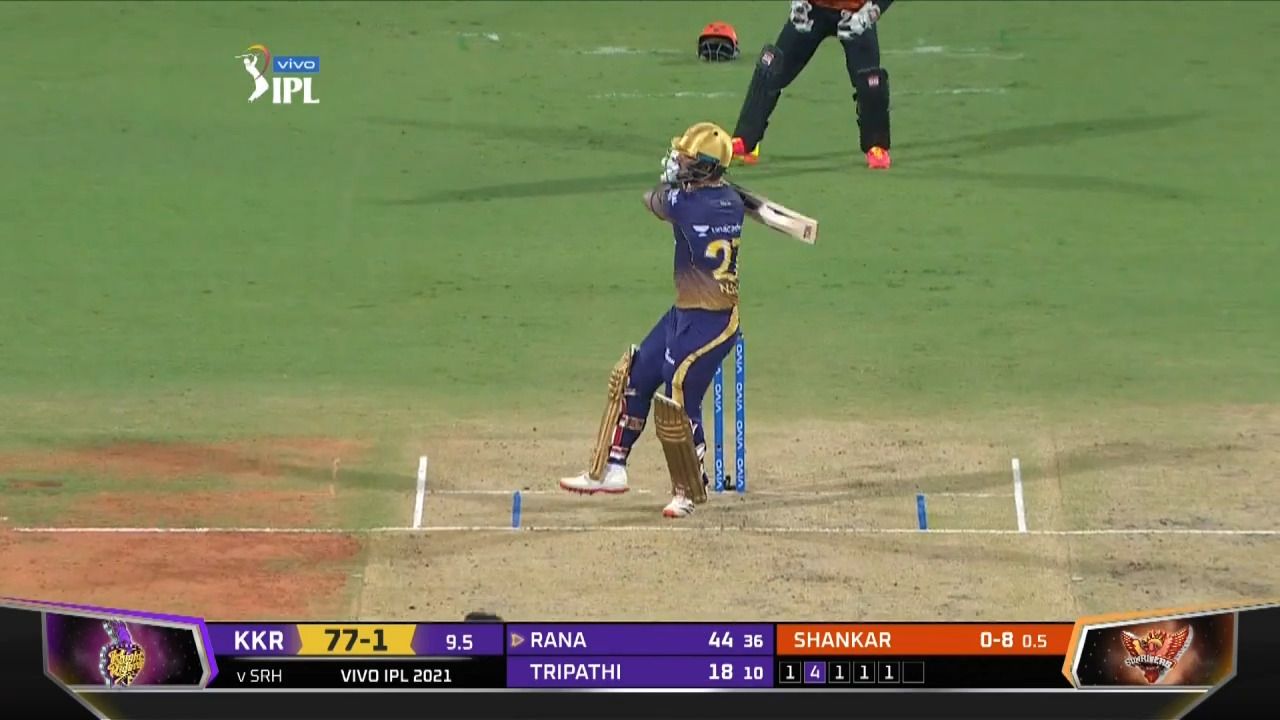 M03: SRH vs KKR – Nitish Rana Six