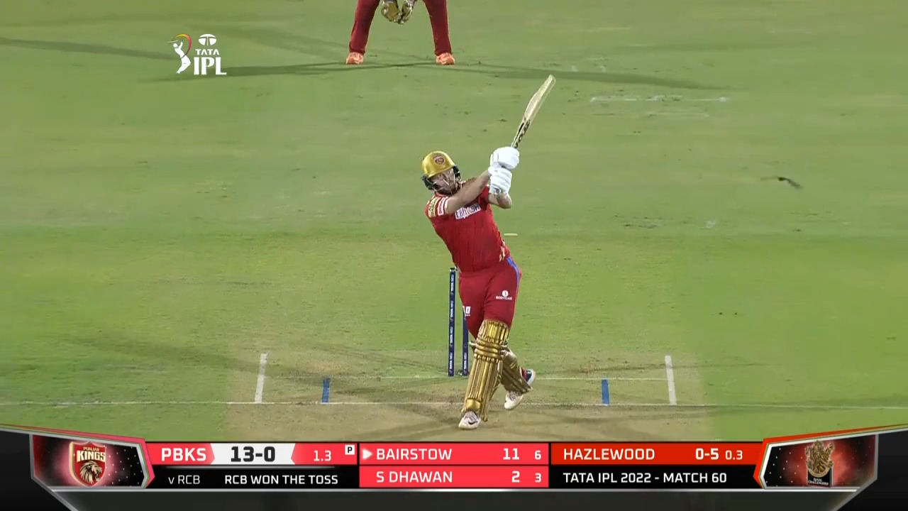 M60: RCB vs PBKS – Jonny Bairstow Six