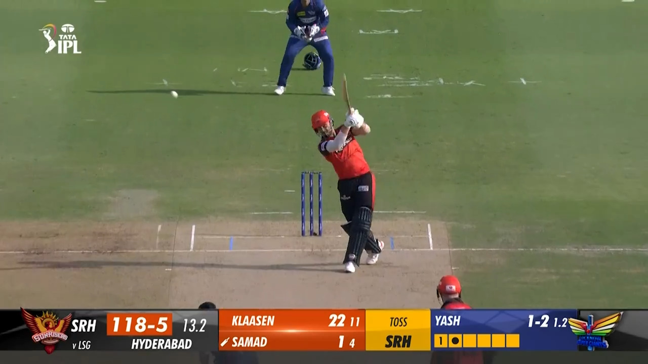 M58: SRH vs LSG – Abdul Samad Six