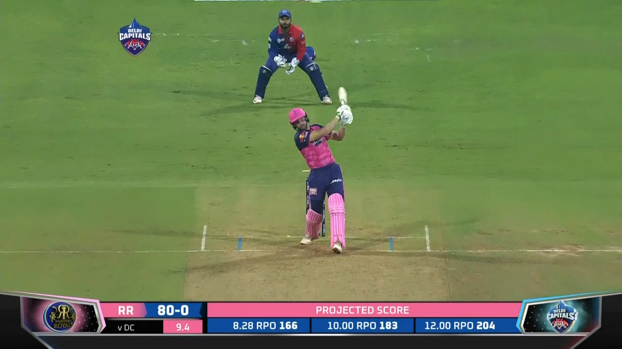 M34: DC vs RR – Jos Buttler Six
