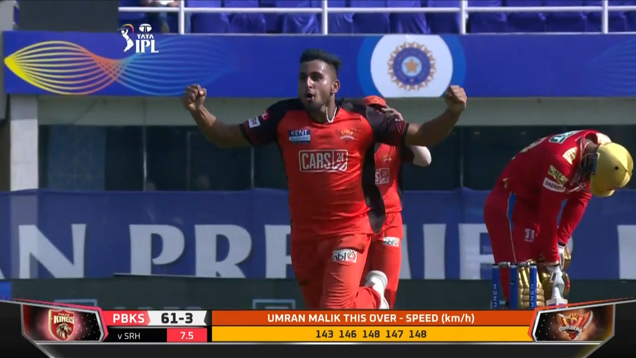 M28: PBKS vs SRH – Fall of Wickets