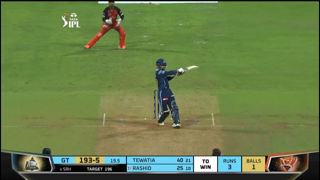 M40: GT vs SRH – Rashid Khan Six