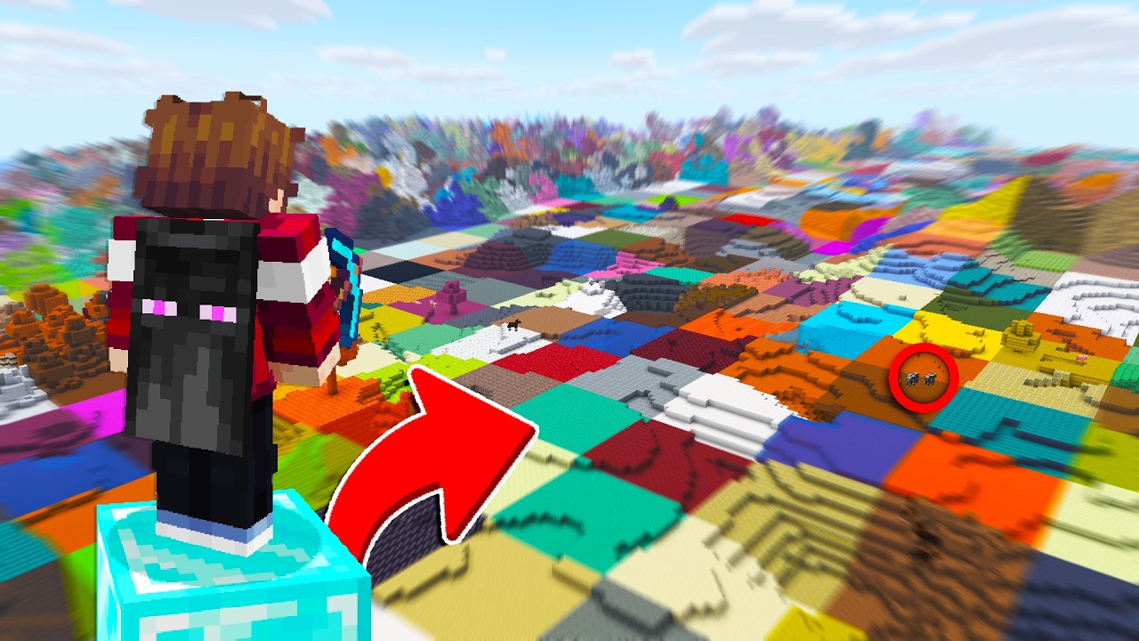 Minecraft, But EVERY CHUNK is Random.. background