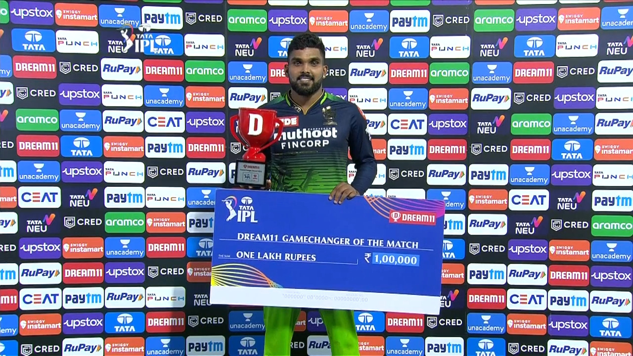 M54: SRH vs RCB – Dream11 GameChanger of the Match – Wanindu Hasaranga