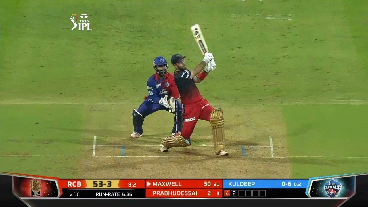 M27: DC vs RCB – Glenn Maxwell Six