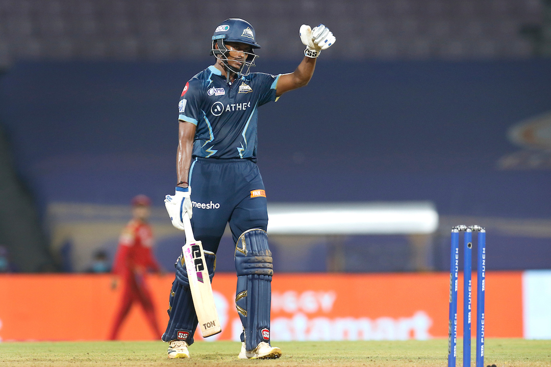 Sai Sudharsan top-scores for GT with 65*(50)