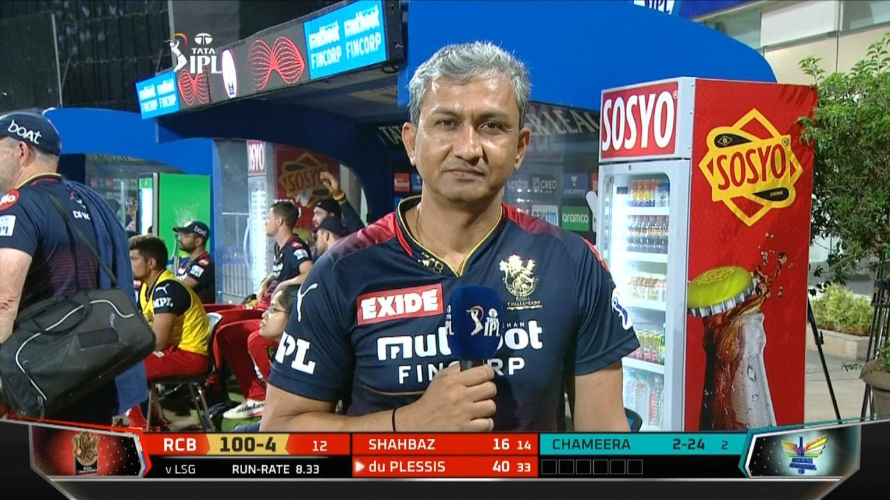 M31: LSG vs RCB – Sanjay Bangar Interview background