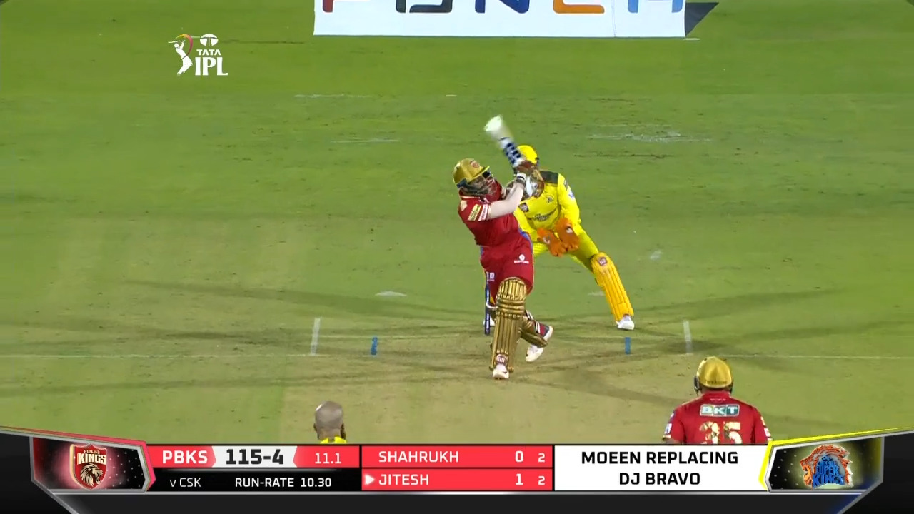 M11: CSK vs PBKS – Jitesh Sharma Six