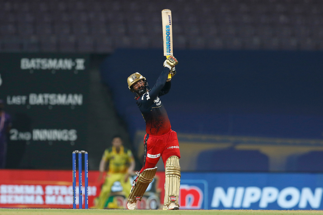 RCB's Mr. Dependable Dinesh Karthik's 34(14)