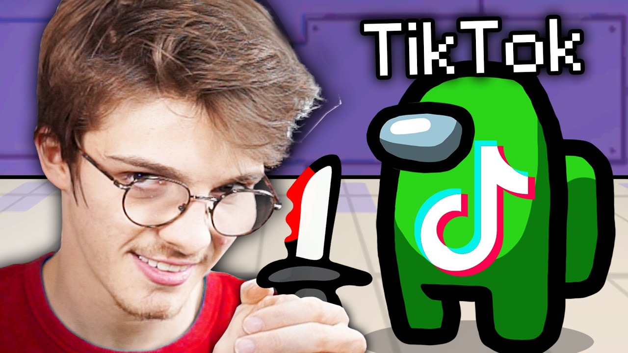 JE TESTE LES ASTUCES AMONG US DE TIKTOK ! background