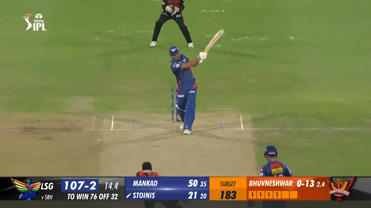 M58: SRH vs LSG – Marcus Stoinis Six