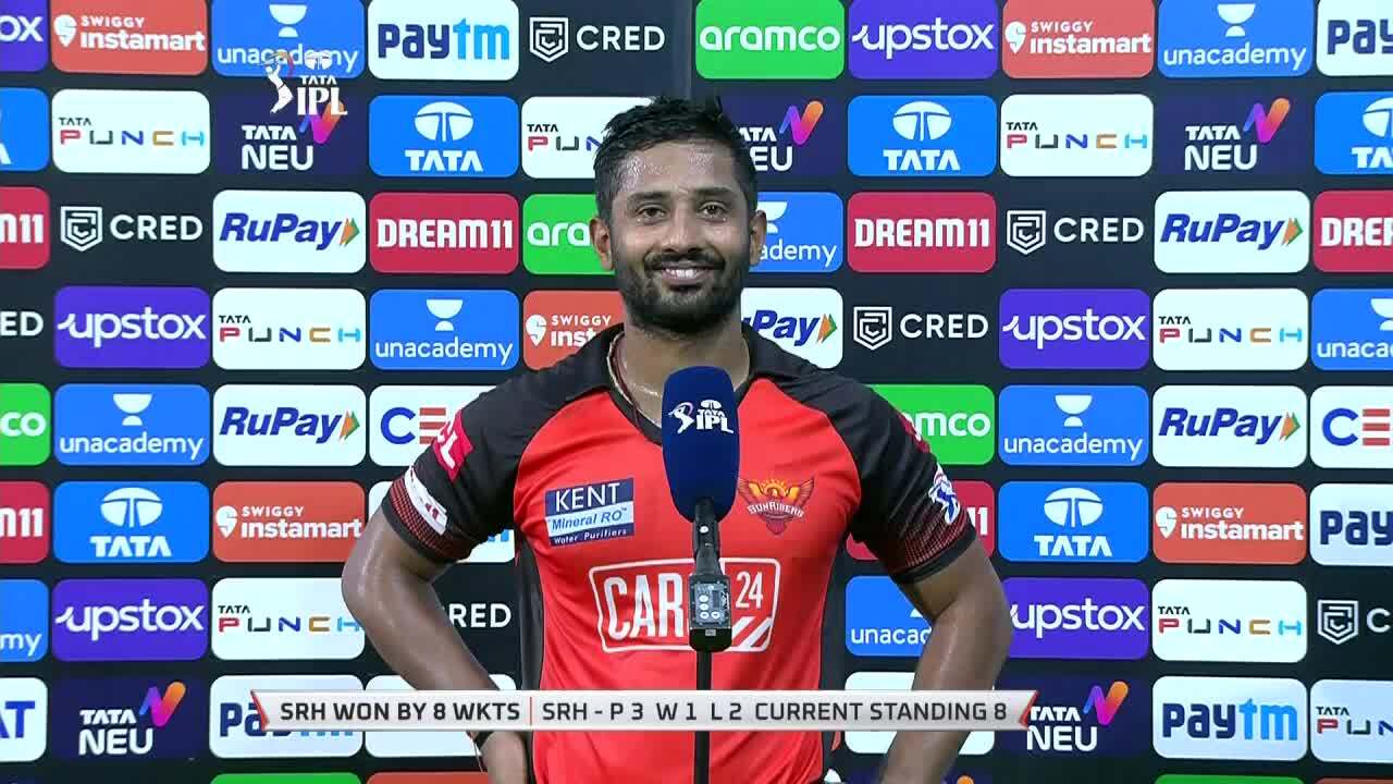 M17: CSK vs SRH – Rahul Tripathi Interview (2022) | Watch on Movi47