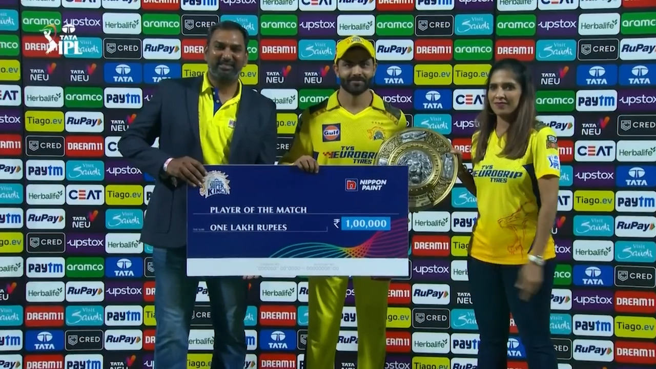 M55: CSK vs DC – Man of the Match – Ravindra Jadeja