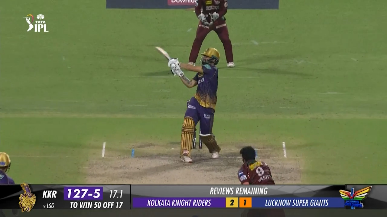 M68: KKR vs LSG – Rinku Singh Six