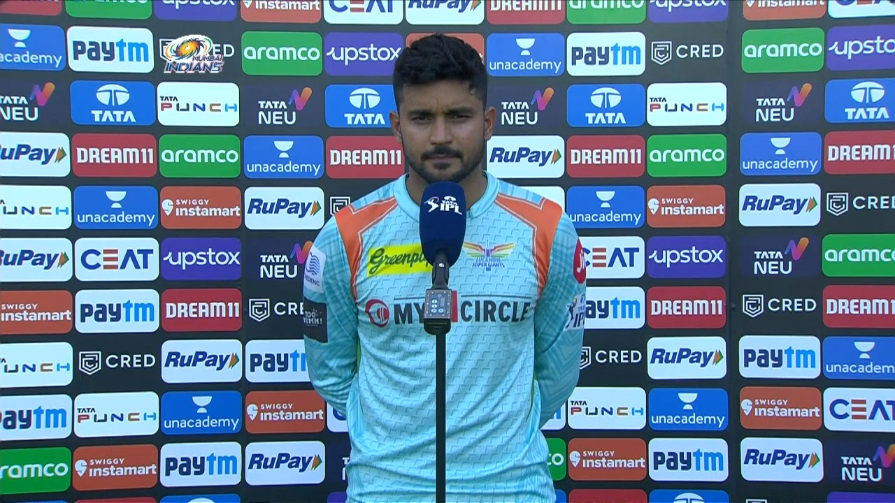 M26: MI vs LSG – Manish Pandey Interview