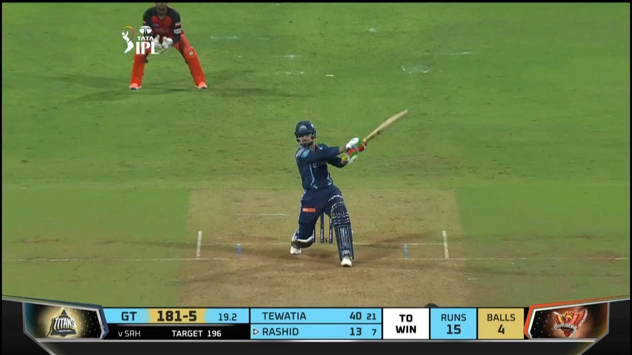 M40: GT vs SRH – Rashid Khan Six