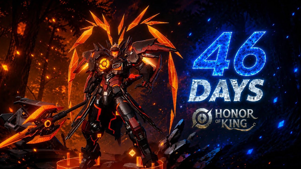 46 DAYS HONOR OF KING 🔥 Ultimate Mecha Transformation. Kinggamingzone-x1d