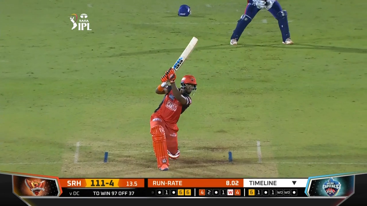 M50: DC vs SRH – Nicholas Pooran Six