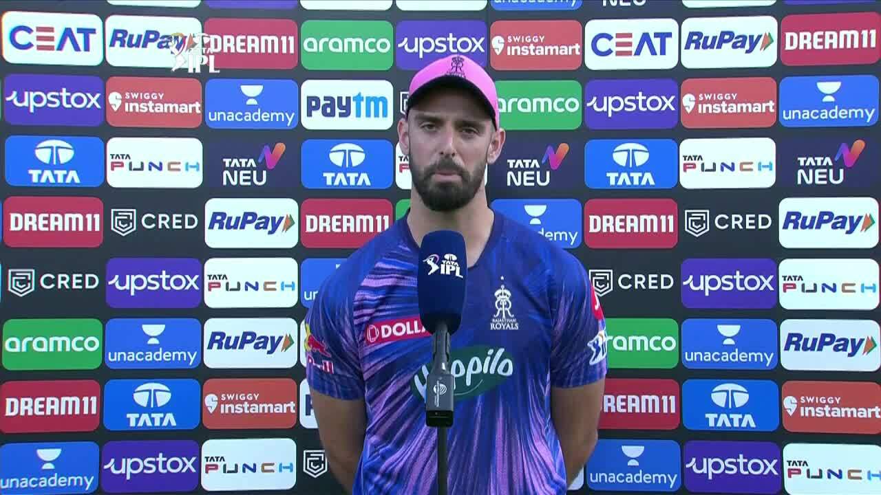 M39: RCB vs RR – Daryl Mitchell Interview background