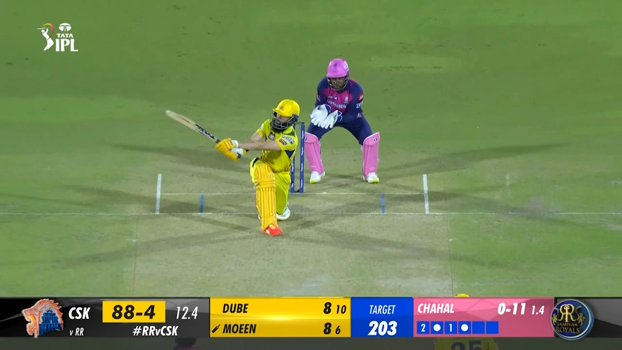 M37: RR vs CSK – Moeen Ali Six