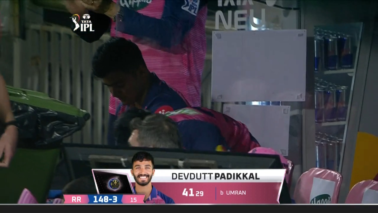 M05: SRH vs RR – Devdutt Padikkal Wicket