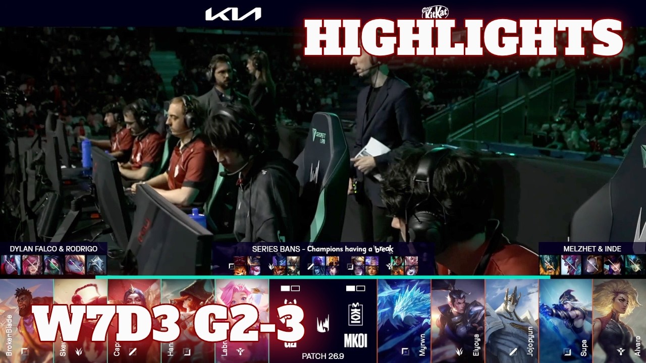 G2 vs MKOI - Game 3 Highlights | Week 7 Day 3 LEC Spring 2026 | G2 Esports vs Movistar KOI G3 W7D3