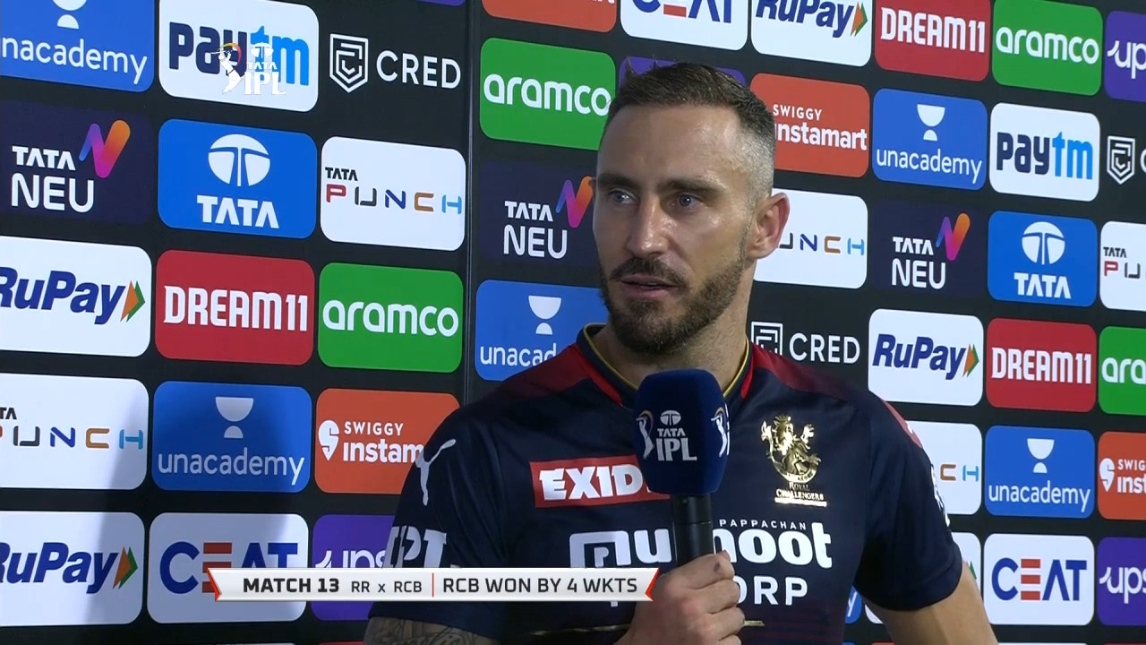 M13: RR vs RCB – Post Match Presentation