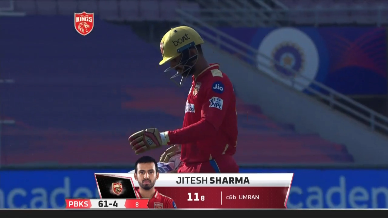 M28: PBKS vs SRH – Jitesh Sharma Wicket