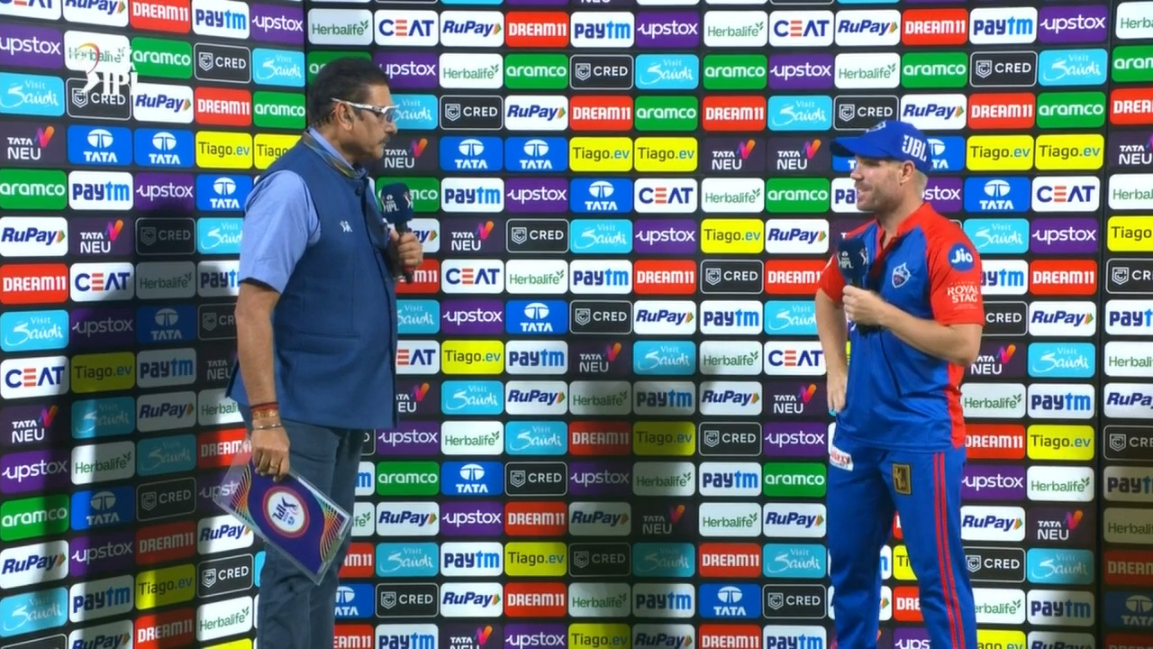 M50: DC vs RCB – Post Match Presentation background