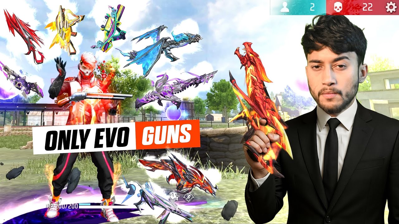 I Destroyed All Pro Squads in Evo Only Challenge🔥 Free Fire Max background