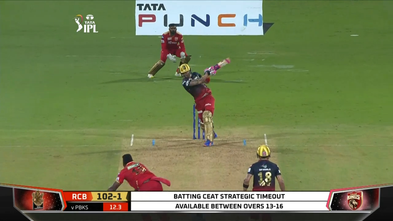 M03: PBKS vs RCB – Faf Du Plessis Six