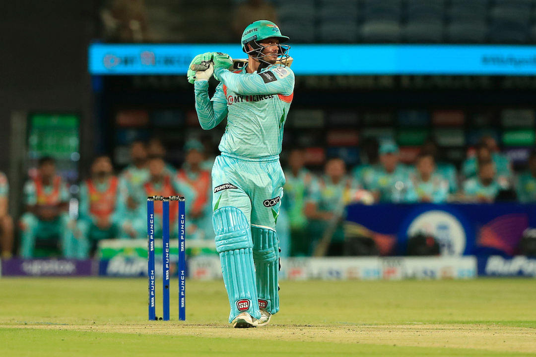 Quinton de Kock's opening show of 46(37)