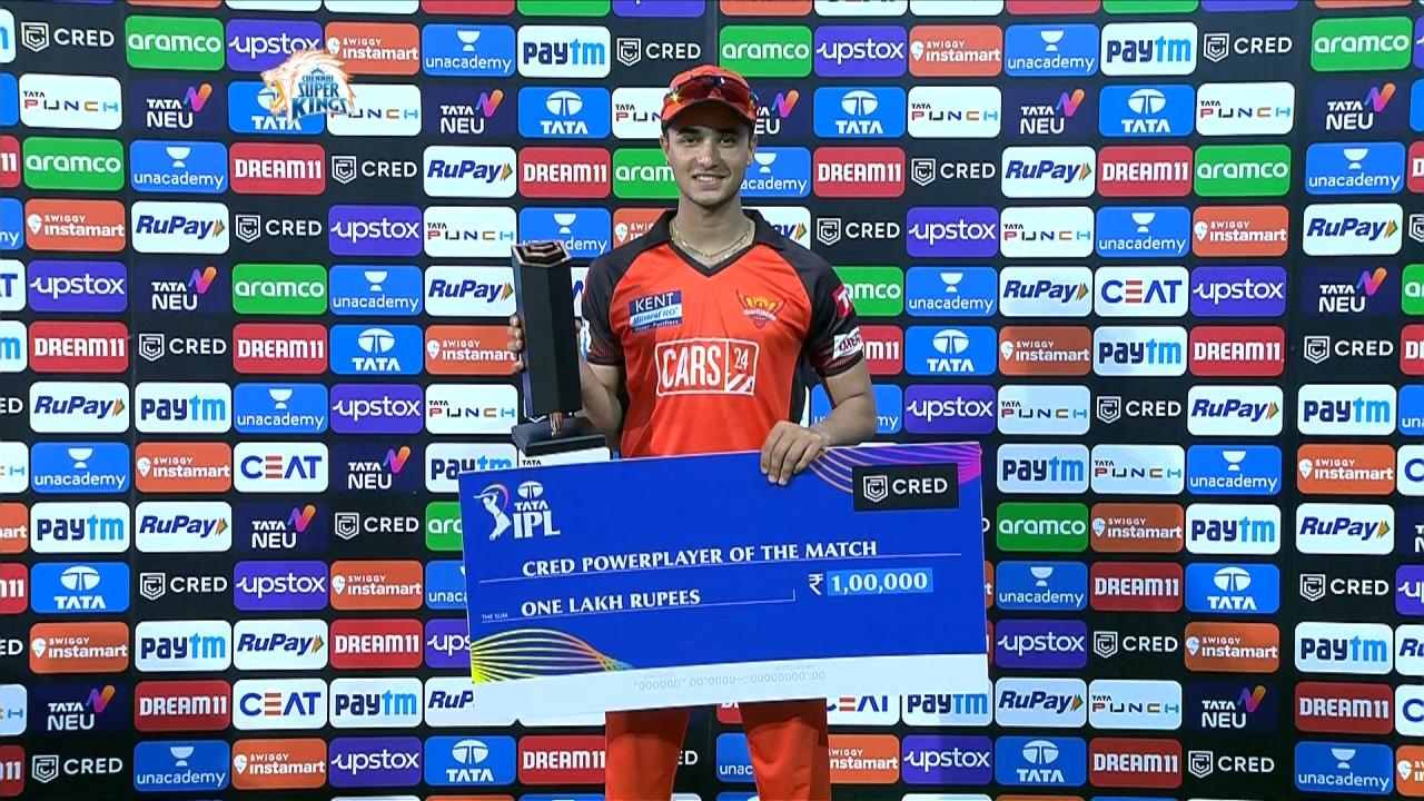 M17: CSK vs SRH – CRED power player of the match – Abhishek Sharma