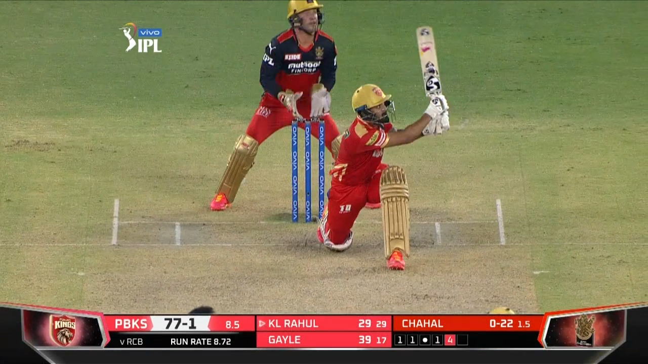 M26: PBKS vs RCB – KL Rahul Six background