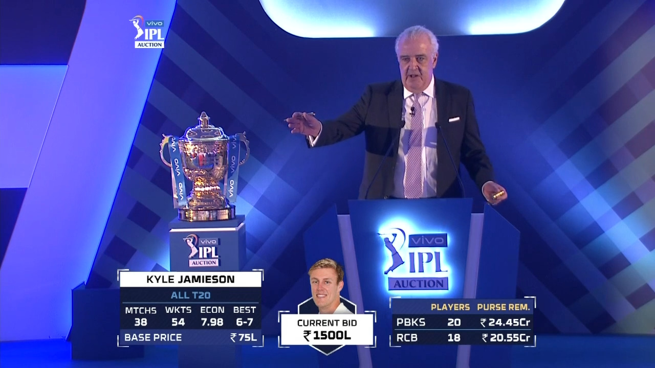 Kyle Jamieson earns big background