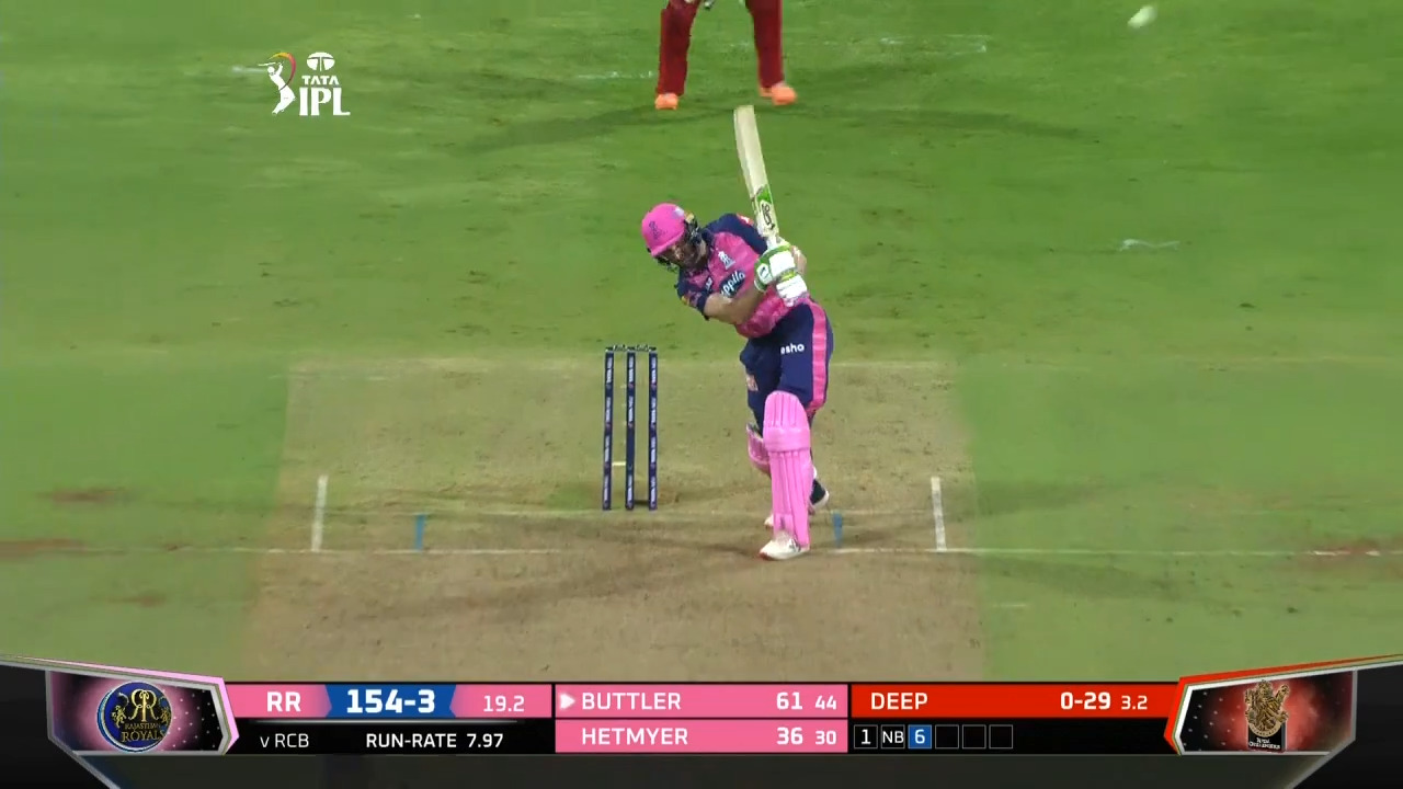 M13: RR vs RCB – Jos Buttler Six