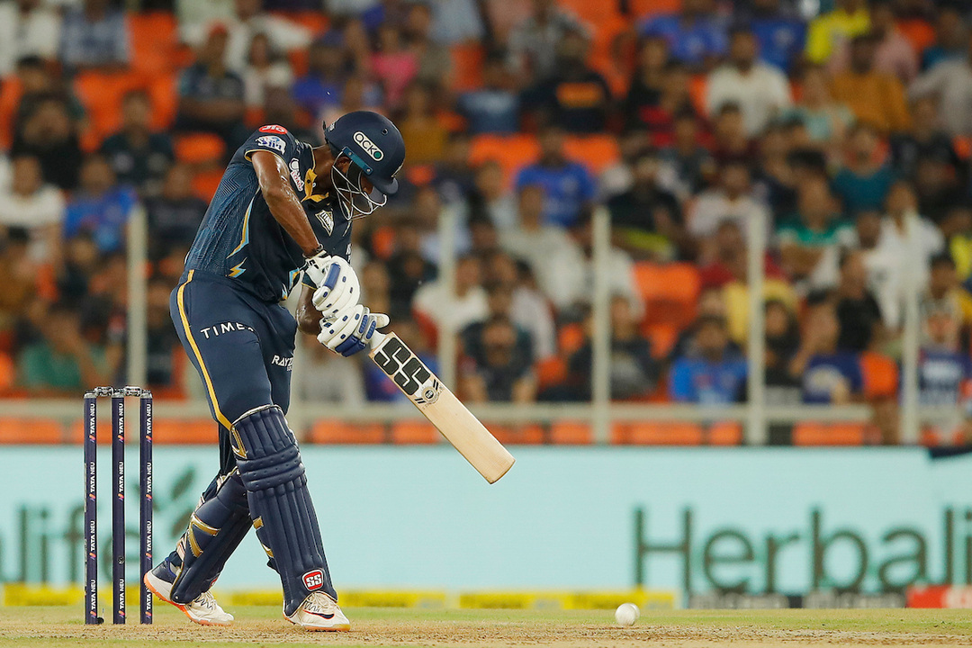 Awe-Inspiring: Sai Sudharsan's beautiful extra cover drive leaves Hardik impressed backdrop